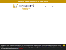 Tablet Screenshot of esenbayrak.com